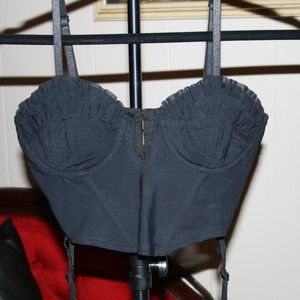 Lip Service State of Constriction IV Rita's Bustier Black Medium